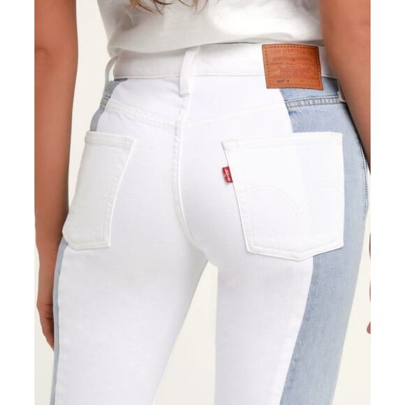 LEVI'S Premium 501T taper lt-wash free people cropped goop jeans $128 W32 x L26 - Picture 7 of 14